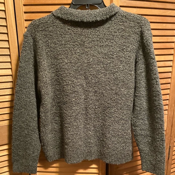 Carolyn Taylor Essentials Grey Poodle Knit Cardigan - Picture 9 of 12